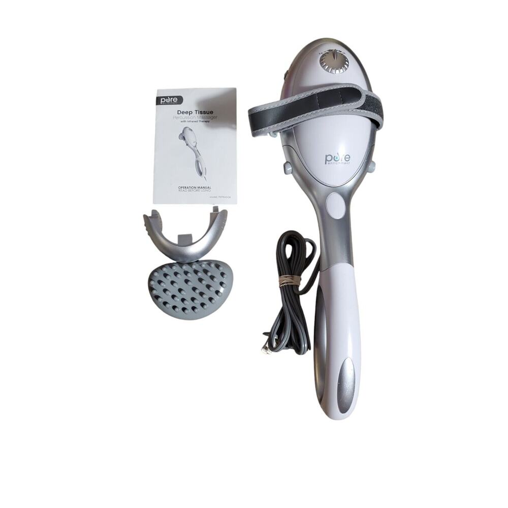 Pure Enrichment Deep Tissue Percussion Massager Infrared Therapy Model PEPRMSGR